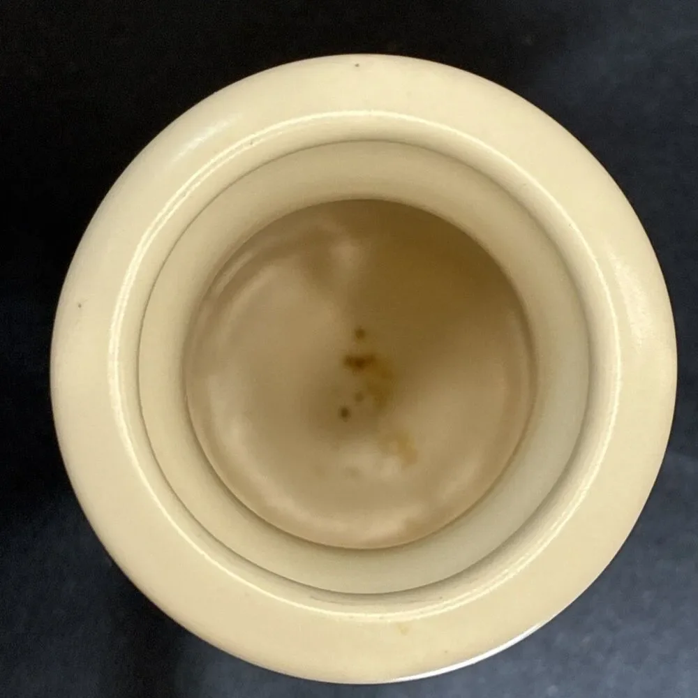 Vtg Pfaltzgraff Tea Rose Milk Bottle Vase Carafe Jug Stoneware 8